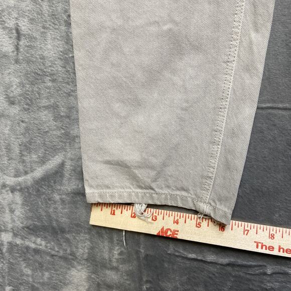 American Eagle Outfitters Mom Jean Distressed Skinny Jeans Women's Size 12 Gray - Picture 6 of 13